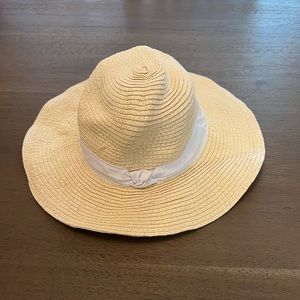 Straw Ribbon Sun Hat For Baby